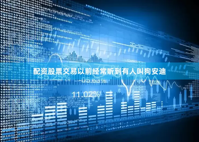 配资股票交易以前经常听到有人叫狗安迪
